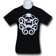 Hydra White Symbol on Black T-Shirt-Mens 2XLarge