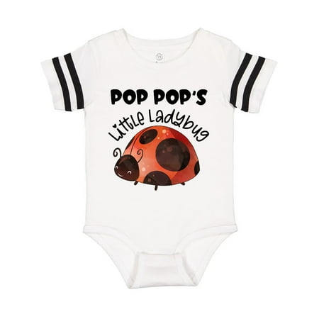 

Inktastic Pop Pop s Little Ladybug Gift Baby Boy or Baby Girl Bodysuit