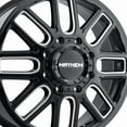thumbnail image 2 of Mayhem Cogent Dually-8107D 20X8.25 8X210 -232Et 154.2Cb Black W/Milled Spokes, 2 of 3