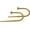 Gold, variant on MERIVILLE Set of 2 Decorative Gold Prima Window Curtain Holdbacks for Draperies