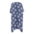 thumbnail image 2 of Xoenoiee Blue Palm Tree Print Women Swimsuit Cover Up Half Sleeve Boho Bathing Suit Coverups Skin Friendly Kimonos Cardigans for Swimwear, 2 of 7