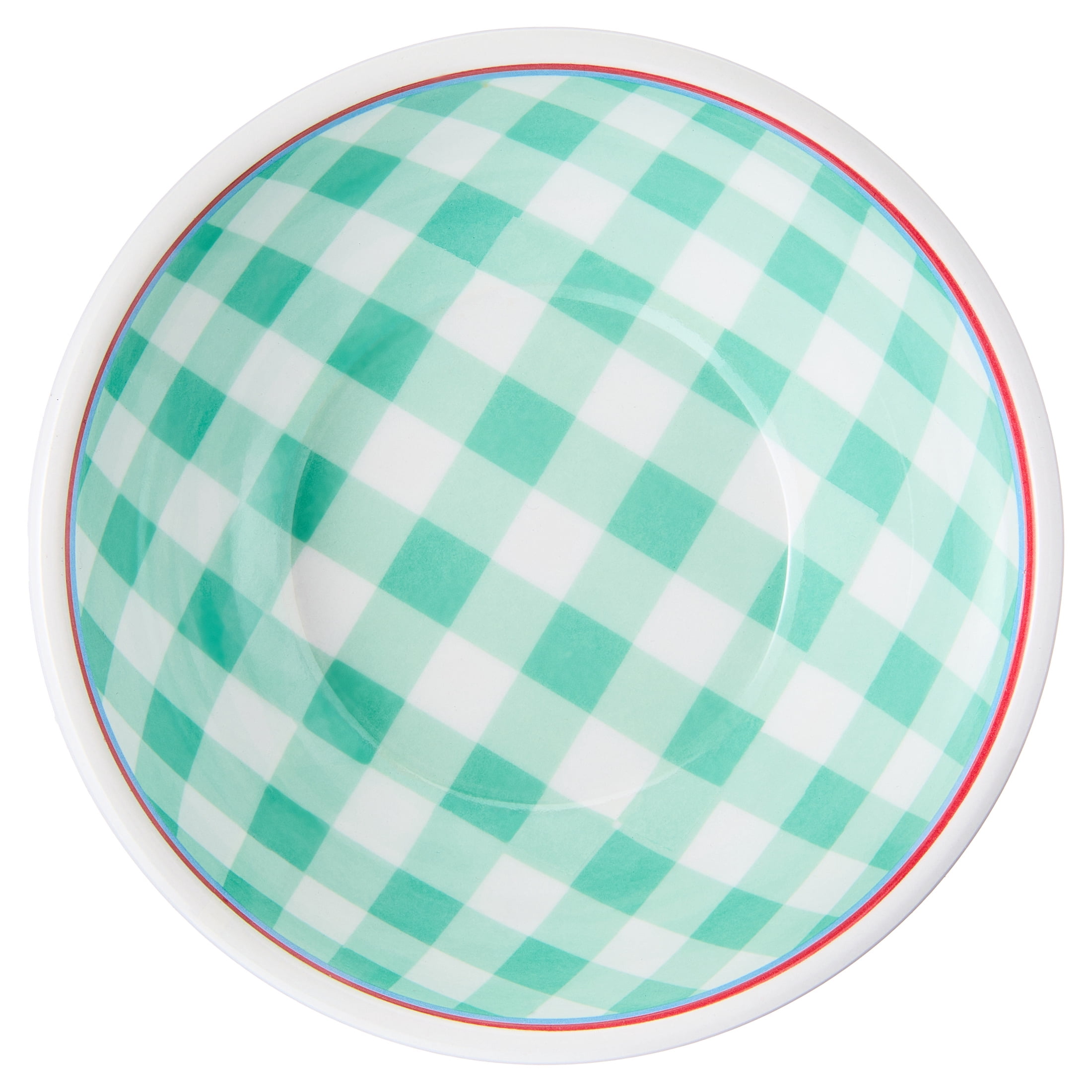 Sheila Bridges Philadelphia Collection Multicolor Gingham Melamine Dip Bowls, 4 Count