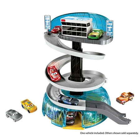 Cars Florida Speedway Spiral Playset Cars Florida Speedway Spiral Playset