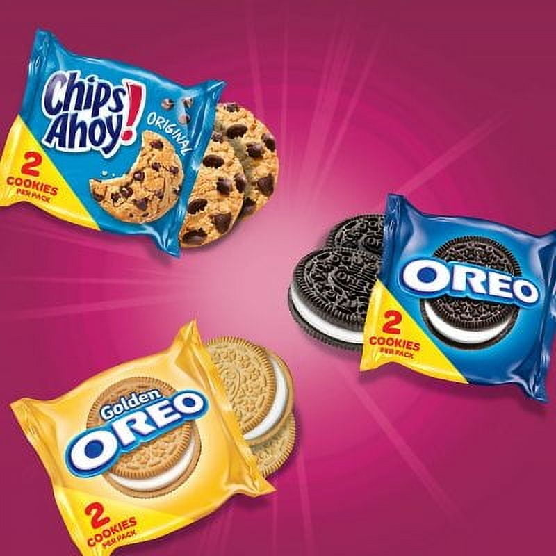 Nabisco Sweet Treats Variety Pack, OREO & CHIPS AHOY! Cookies, 60 count.pack of 2
