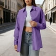 thumbnail image 1 of AUNVITO Women's Long Sleeve Blouse Business Casual Shirt for Spring and Autumn Seasons with Soft Draping Texture, 1 of 9