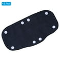 thumbnail image 3 of Uxcell Hard Hat Sweatband Cotton Hard Hat Liner Snap Button Helmet Forehead Sweating Pads Dark Blue 6 Pack, 3 of 6