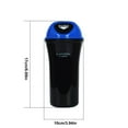 thumbnail image 3 of Mini Car Garbage Can With Lid Car Trash Can Door Seat Back Visor Trash Bin Organizer Storage Box Garbage Dust Case, 3 of 7