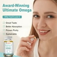 thumbnail image 6 of MENXI Triple Strength Omega 3 Fish Oil Supplement,2500mg Fatty Acid Supplements with EPA DHA & Omega3, for Brain Joints Eyes Heart Health Supplement, 6 of 6