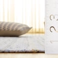 thumbnail image 4 of Safavieh Rag Rug Ace Striped Cotton Area Rug, Ivory/Gray, 5' x 8', 4 of 10