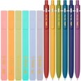 thumbnail image 1 of - Aesthetic No Bleed Highlighters & Gel Pens, 12 Pack, Colorful Bible Highlighters No Bleed, Colorful Ink Aesthetic Gel Pens, 1 of 6