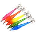 thumbnail image 1 of unidades de señuelos de pesca luminosos para la noche oscura, cebos, jigs de calamar, anzuelos con forma de pez pequeño, anzuelo para señuelos de pesca, anzuelo para pescadores (colores surtidos), 1 of 8