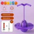 thumbnail image 1 of DEBGFS Kids Bouncing Ball Frog Jump Balance Long Height Training Exercise Toy Equipment,Purple, 1 of 6