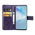 thumbnail image 4 of Galaxy S20+ Case, S20 Plus Wallet Case, Allytech Slim Fit PU Leather Folio Flip Kickstand Magnetic Clasp Book Style Wrist Strap Cards Slots Case Cover for Samsung Galaxy S20 Plus 6.7",Purple, 4 of 6