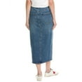 thumbnail image 2 of HUDSON Jeans womens  Reconstructed Midi Skirt, 28, Blue, 2 of 3