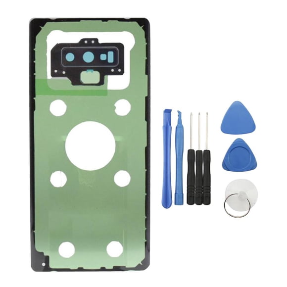 Reemplazo de cubierta de batería perfecl Caja del Panel y Lente de Cámara para N960 Azul