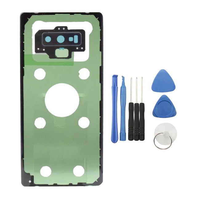 TISHITA Battery Cover Panel Rear Case w/ Camera Cover Lens for Galaxy Note9 N960 Blue