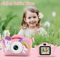 thumbnail image 3 of Cámara digital multifuncional para niños con tarjeta de 32 GB, color rosa, 3 of 6