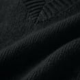 thumbnail image 6 of Zormilly Black Sweaters for Women Long Sleeve V Neck Soft Oversized Sweaters Winter Brushed Knit Tops, S-L, 6 of 8