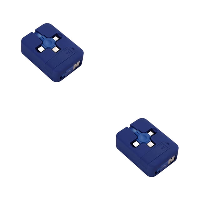 sweethay Rollo de Cable de carga 3 en 1, soporte retráctil, Cable de datos de carga rápida, soporte de portátil, Cable para dormitorio, Type2 NO2