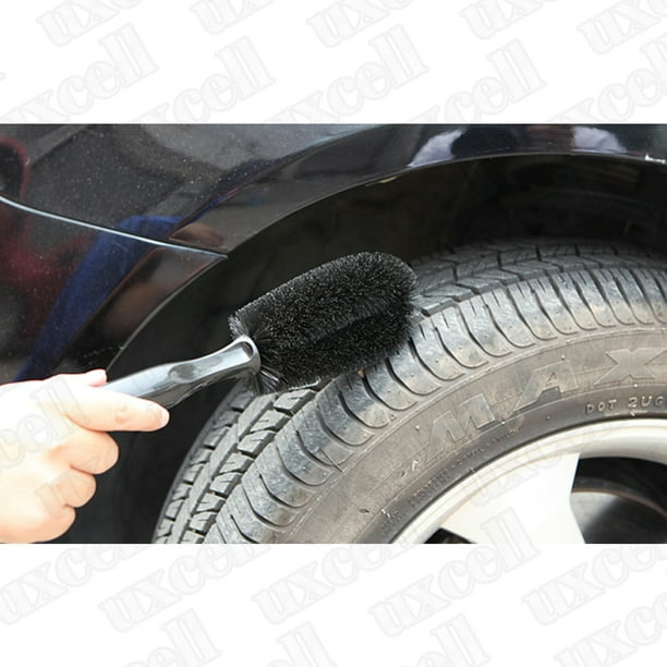 Black Truck Car Auto Wheel Tire Rim Brush Wash Cleaning Tool 10.6