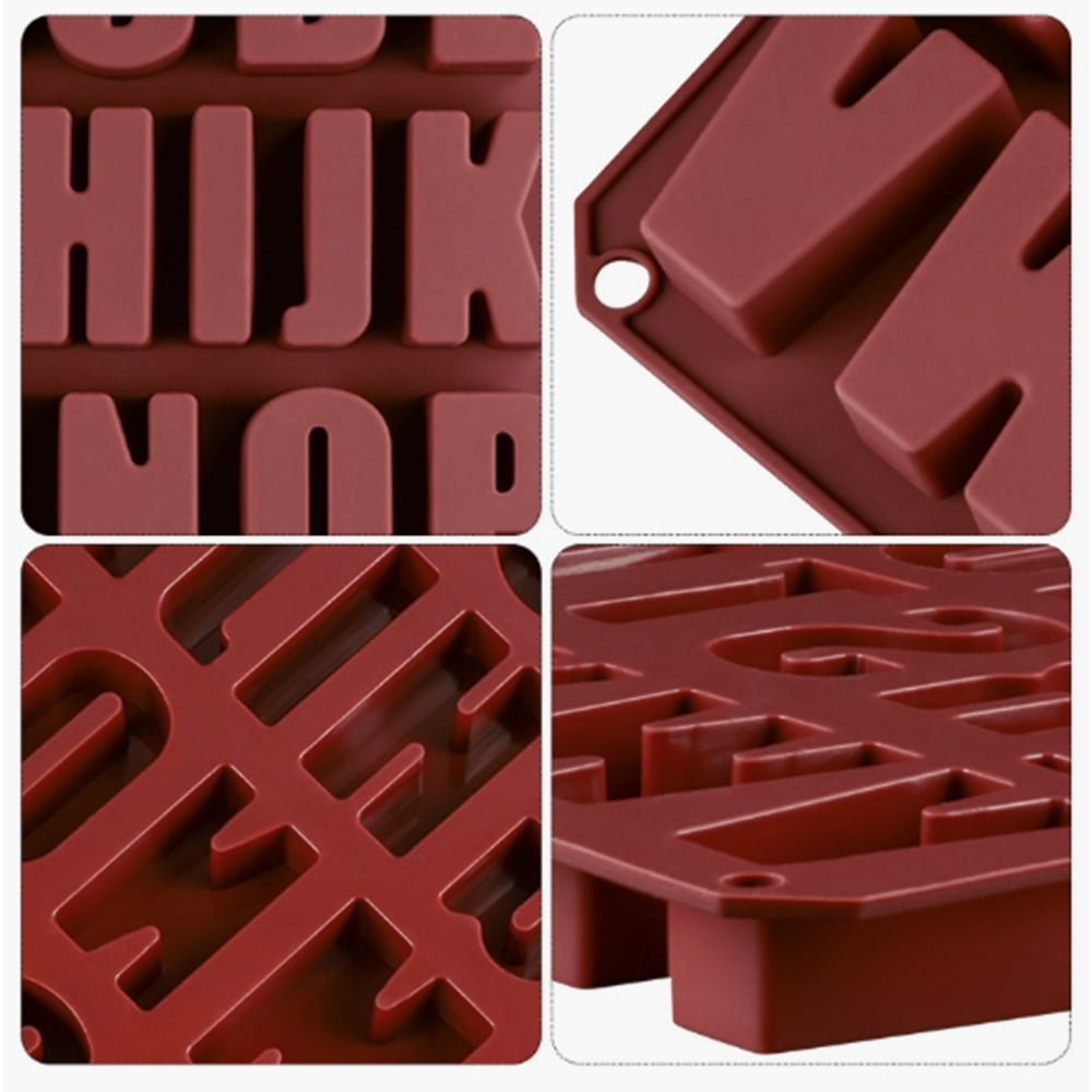  HYCSC Silicone Letter Molds - Letter Molds for Chocolate, Food  Grade Cake Letter Mold, Non-Stick Silicone Alphabet Mold, Silicone Fondant  Mold for Edible Letters Cake Decorating (4PCS) : Home & Kitchen