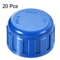 thumbnail image 3 of Tapón de ajuste de tubería Uxcell G, conector de manguera de rosca hembra de PVC, para el extremo de tuberías de agua de jardín y al aire libre, 20Pcs azul G1/2, 3 of 4