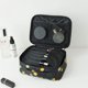 thumbnail image 3 of Cosmetiqueras y Organizadores,Bolsas de maquillaje de viaje Estuche organizador de cosméticos Bolsa de almacenamiento portátil Cosméticos Maquillaje Cepillos Neceser Accesorios / A-Black Lemon Vhermosa WRMH-313-1, 3 of 7