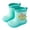 Green-090, variant on Toddler Rain Boots for Boys Waterproof Kids Dinosaur Rubber Boots