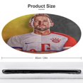 thumbnail image 2 of Harry Kane-theme Round Coral Fleece Floor Mat, Non-Slip Non-Shedding Washable Durable Area Rug for Living Room Bedroom Kids Room, 60CM (2), 2 of 6