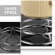 thumbnail image 3 of HAMPPLIES Soporte Resistente Para Ollas Y Woks De Acero Inoxidable Plata Para Cocina, 3 of 8