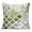 Green, variant on Throw Pillow Covers 24x24 Inch, Blue Morocco Decorative Pillow Cases for Couch Sofa Bed, Vintage Graffiti Paint Art Boho Dappled Cotton Linen Square Home Decor Pillowcases with Hidden Zipper
