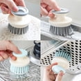 thumbnail image 6 of OULII Kitchen Cleaning Brush Set, 2 Pieces with Oil-Resistant Bristles, Assorted Colors, and Practical for Cookware, 6 of 8