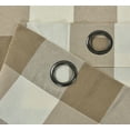 thumbnail image 3 of Country Lodge Farmhouse Buffalo Plaid Checkered Grommet Top Curtains - Assorted Colors, 3 of 6