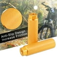 thumbnail image 4 of Unique Bargains 1Pair Aluminum Alloy BMX MTB Bike Bicycle Rear Foot Pegs Footrests Fit 3/8 Inch Axles Yellow, 4 of 7