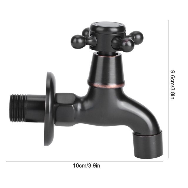 Grifo de Latón de Apertura Rápida, Grifo de Lavabo de Baña de Una Manija de Un orificio para Piscina de Fregona, Uso Domémico
