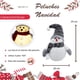 thumbnail image 2 of Peluche Decorativo Navi Colors Muñeco de Nieve con Luz LED Gris 25cm, 2 of 4