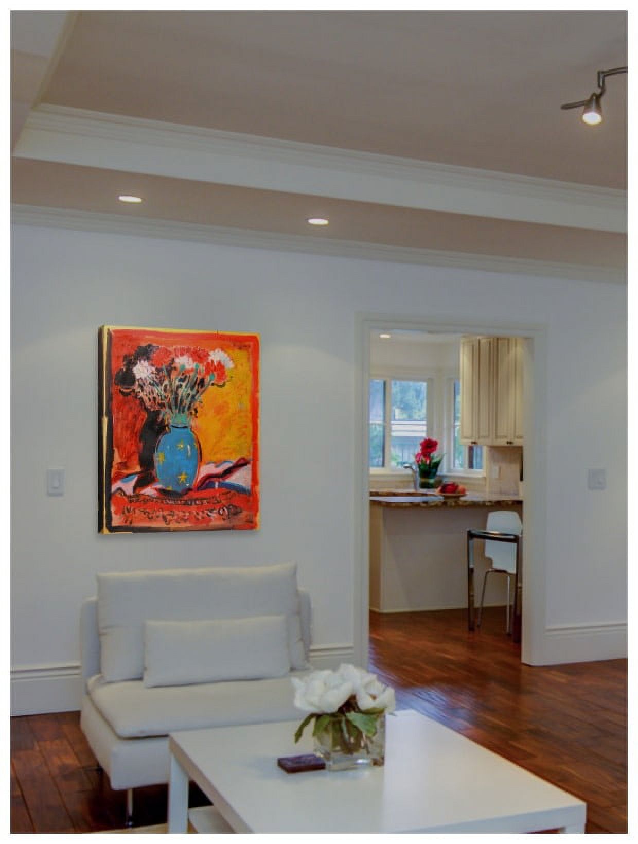 Marmont Hill "Blue Vase" by Wayne Ensrud Painting Print on Canvas