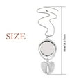 thumbnail image 2 of Dream Reality love quote English Pendant Angel Wings Rotating Necklace Jewelry, 2 of 3