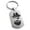 Silver, variant on Stainless Steel Legendary Blackbeard Pirate Engraved Dog Tag Keychain Keyring