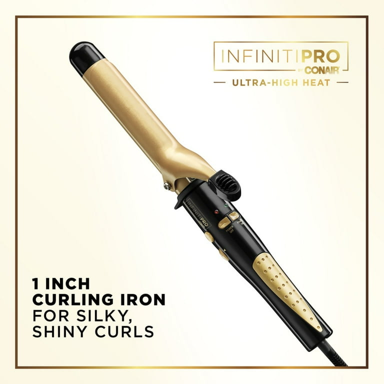 InfinitiPRO by Conair Gold Ceramic Curling Iron 1