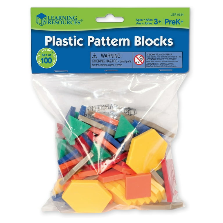 Learning Resources Mini-Set Pattern Blocks, Pattern Blocks, Ages 3+ - Walmart.com Learning Resources Mini-Set Pattern Blocks, Pattern Blocks, Ages 3+ - Walmart.com