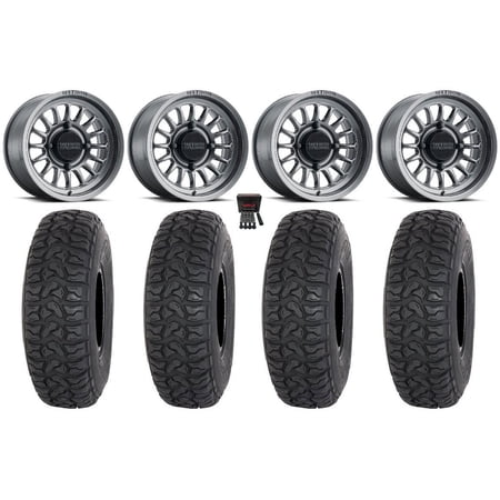 Method 411 15 Wheels Ti (5+2) 32 Chicane LT Tires Polaris RZR XP 1000 / PRO XP / Ranger XP 900/1000