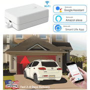 Smart WiFi Garage Door Opener Controller, Wireless Remote Control Switch Timer Open/Close Monitor, Smart Life App Control, Voice Control,