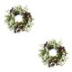 thumbnail image 2 of Advancent Pillar Candle Rings Wreath Tabletop Centerpieces Door for Wedding Holiday estilo A 2Conjunto, 2 of 6
