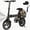 Black-Basket, variant on 14" Folding Electric Bicycles with 350W Peak 500W,35 Miles 20MPH 12Ah Battery ,Ebike for Adults with Basket,UL2849