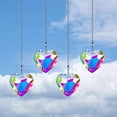 thumbnail image 3 of Colgantes Lámpara colgante de ventana Cristales Prismas para colgantes de ventana Piezas de lámpara Colgantes de fabricante de ar Colco Colgantes de cristal de corazón, 3 of 8