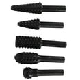 thumbnail image 1 of Woodworking File, High Efficiency Black Wood Carving File Durable With Universal Round Shank For Craft DIY, 1 of 8