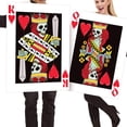 thumbnail image 3 of Fun World mens Dark King Queen of Hearts Adult Costumes Fits Up to 6'/200 Lbs. Sizes 4-14, 3 of 3