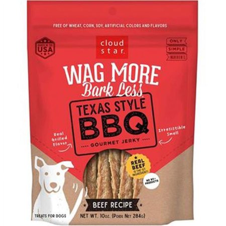 UPC: 0693804191243 | Wag More 25019124 10 oz Bark Less Jerky BBQ Grilled Beef Treat