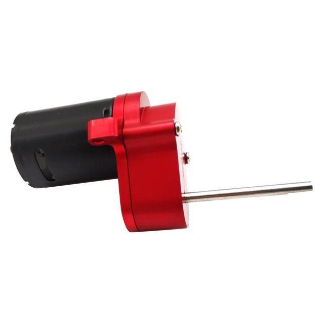 de transmisión completo con motor cepillado 370 para reemplazo de actualización de camión RC per per per Crawler Rojo con motor Yotijar caja de cambios central del camión rc